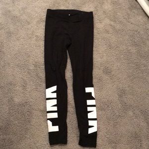 Victoria’s Secret Pink black leggings